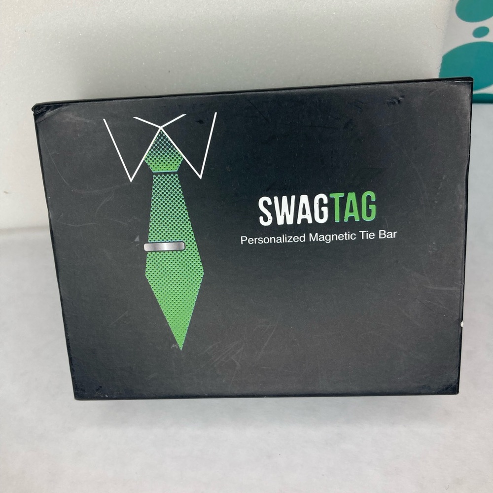 Magnetic Tie Bar Clip Customizable Accessory Set by B.M.C. SwagTag